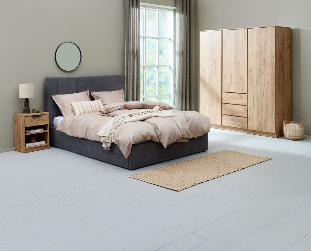Kleiderschrank LIMFJORDEN 180x200 3T Wildeiche natur
