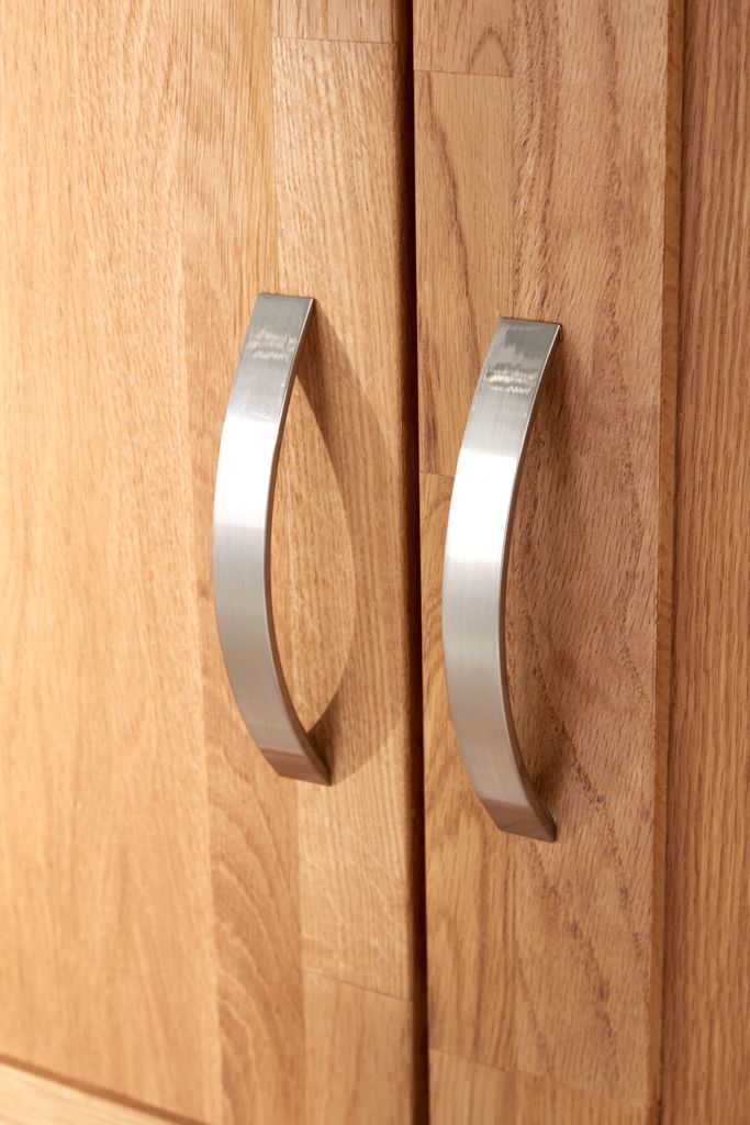 Sideboard HAGE 3 Türen 3 Schubladen Eiche natur